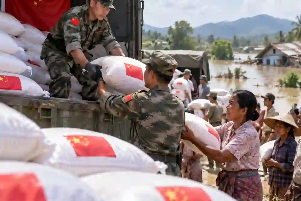 China Donates 95 Tonnes of Rice to Sagaing Flood Victims