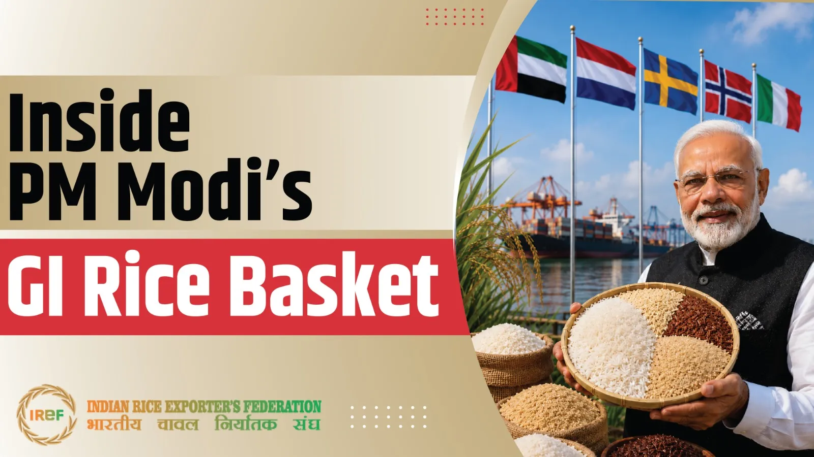 Here’s What Was Inside PM Modi’s Curated Basket of GI-Tagged Rice Varieties