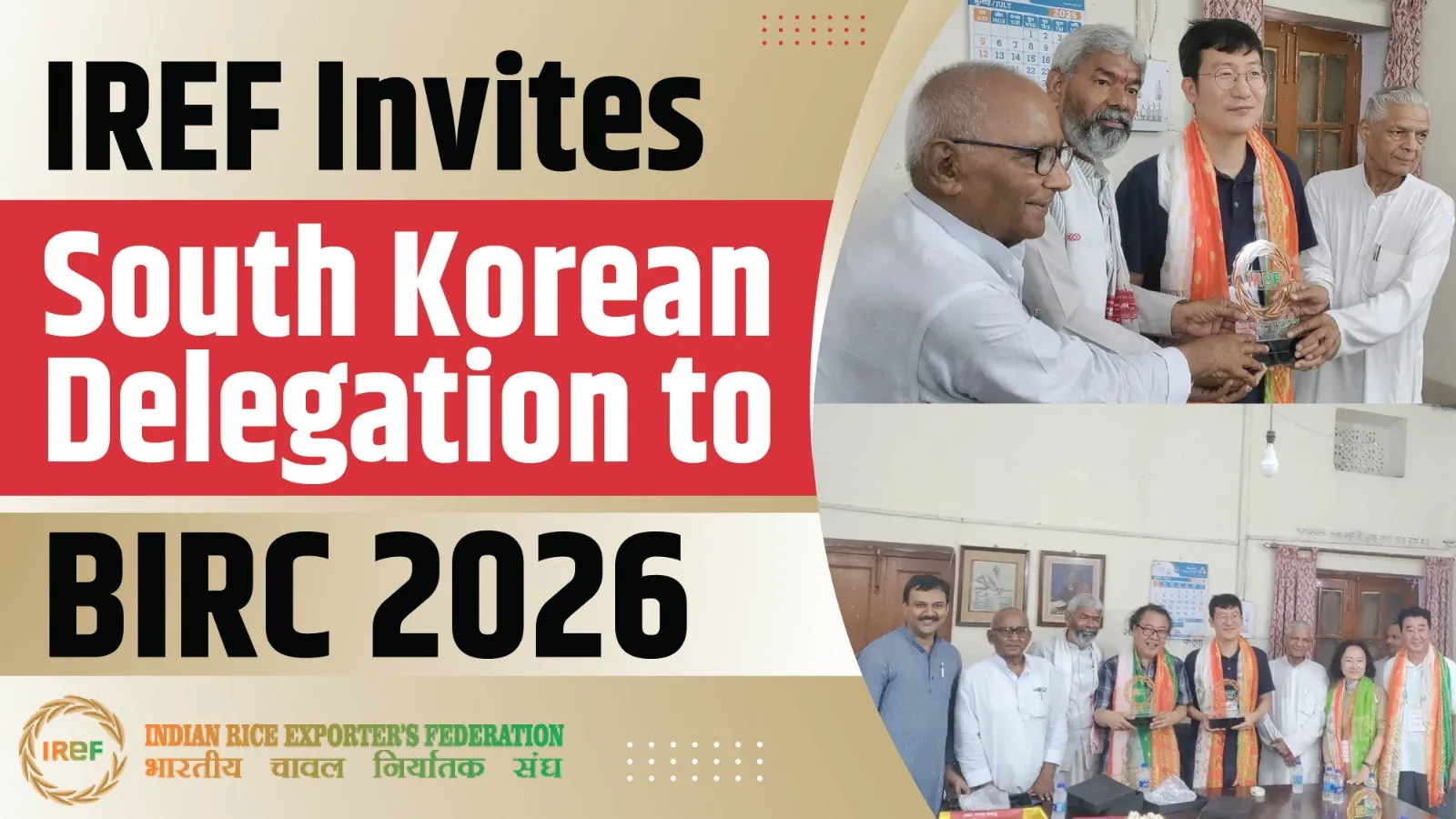 IREF Hosts South Korean Delegation, Invites Them to BIRC 2026 in New Delhi