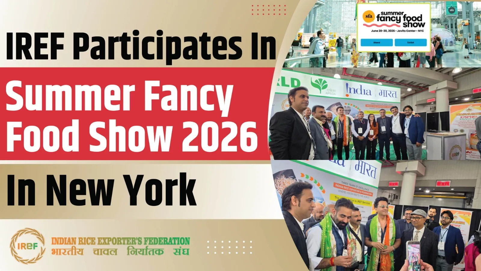 IREF Participates In The Summer Fancy Food Show 2026 In New York