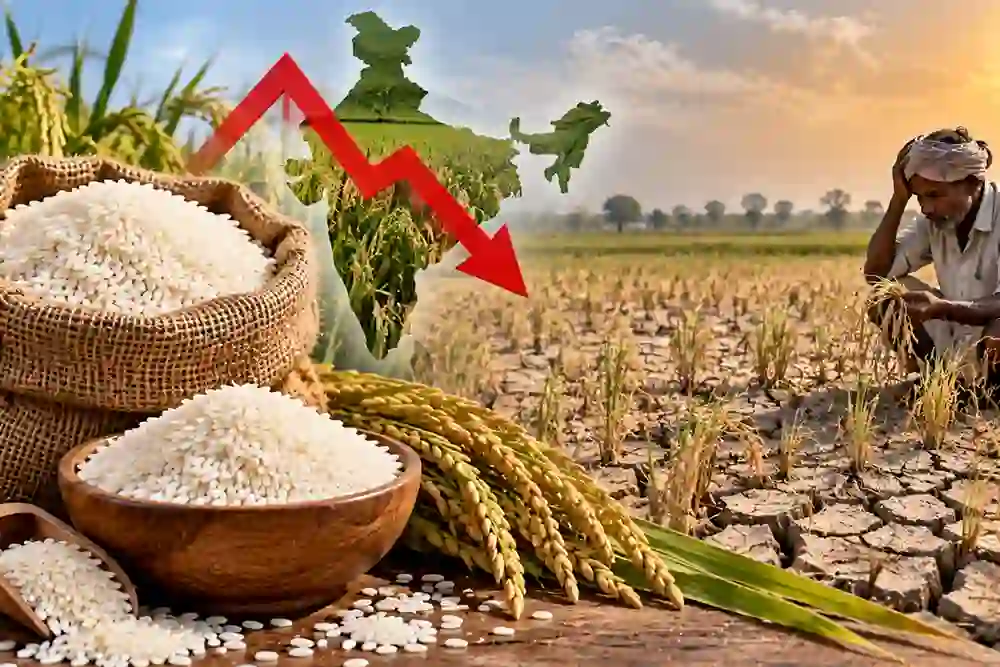 India’s Rice Production May Drop 6.5%. But Why