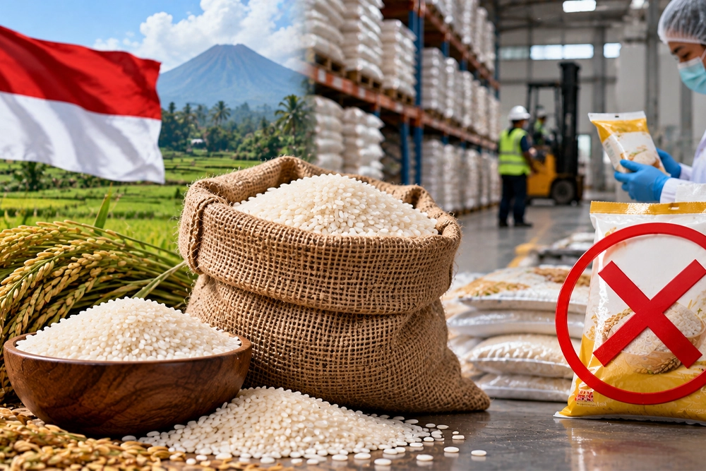 Indonesia Assures Rice Stocks Safe Amid Fortified Rice Recall