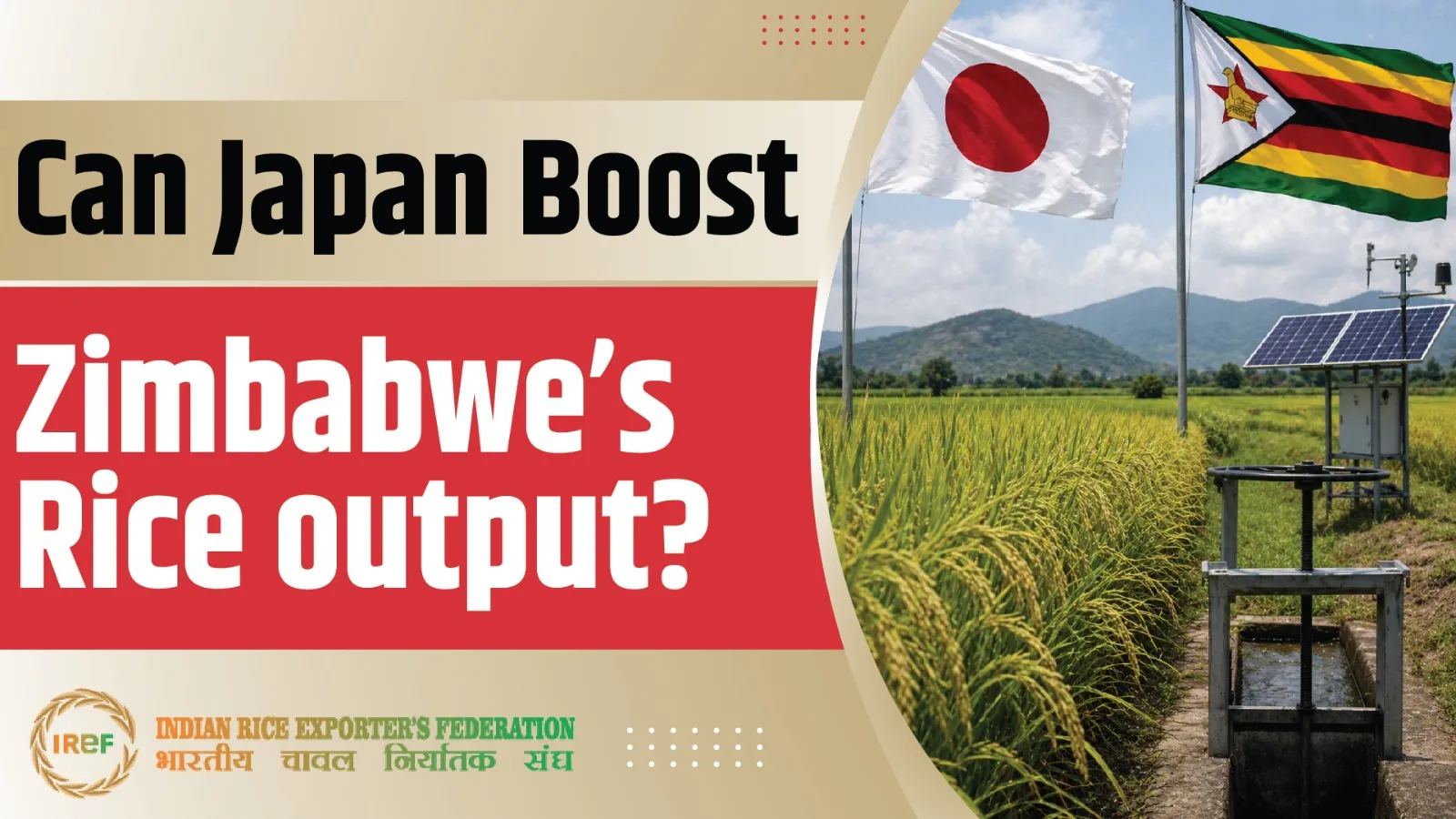 Japan’s Aid for Zimbabwe: Can Agricultural Equipment Improve Rice Production?