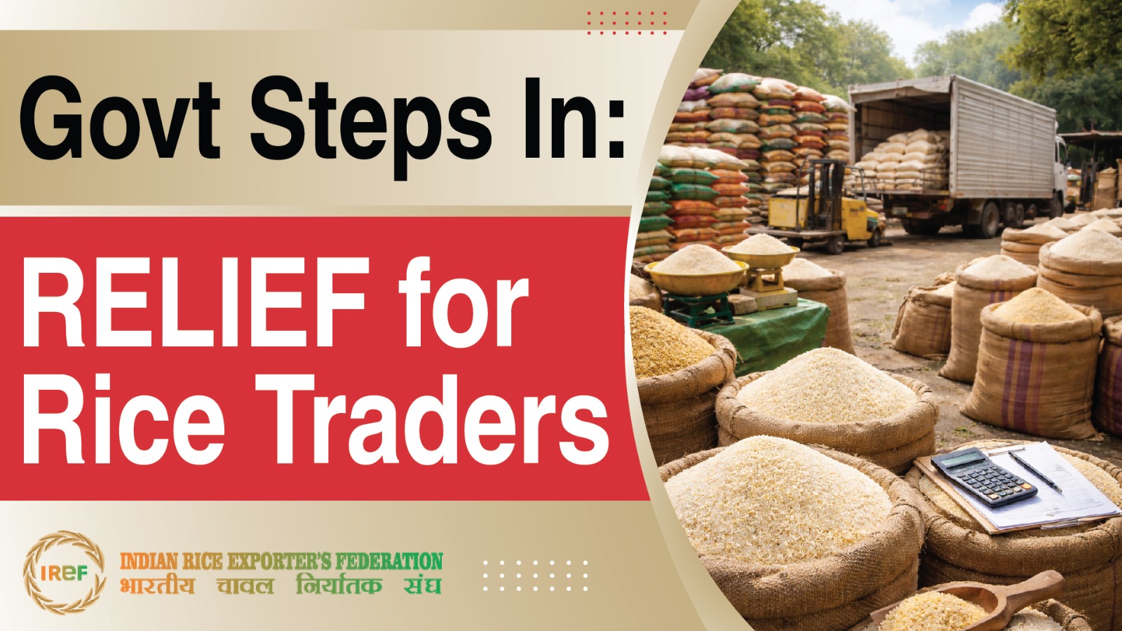 RELIEF Scheme For Rice Exporters Worth ₹497 Crore Amid Middle East Conflict