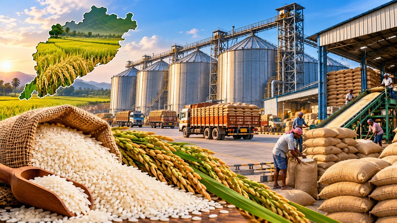 Rice Takes Biggest Hit as Kharif Acreage Drops 15.56 Lakh Hectares