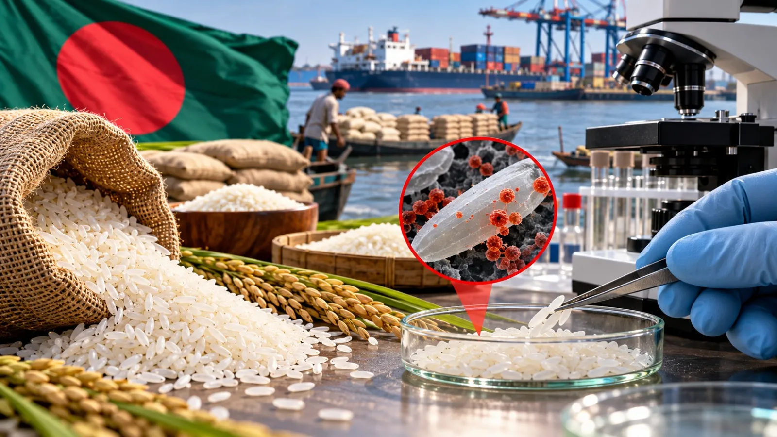 Study Finds Arsenic Concern in Some Bangladesh Rice Samples