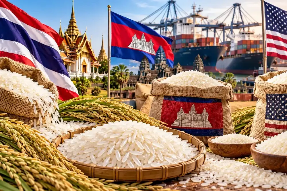 Thai Jasmine Rice Suffers Growing Competition from Cambodia and the US