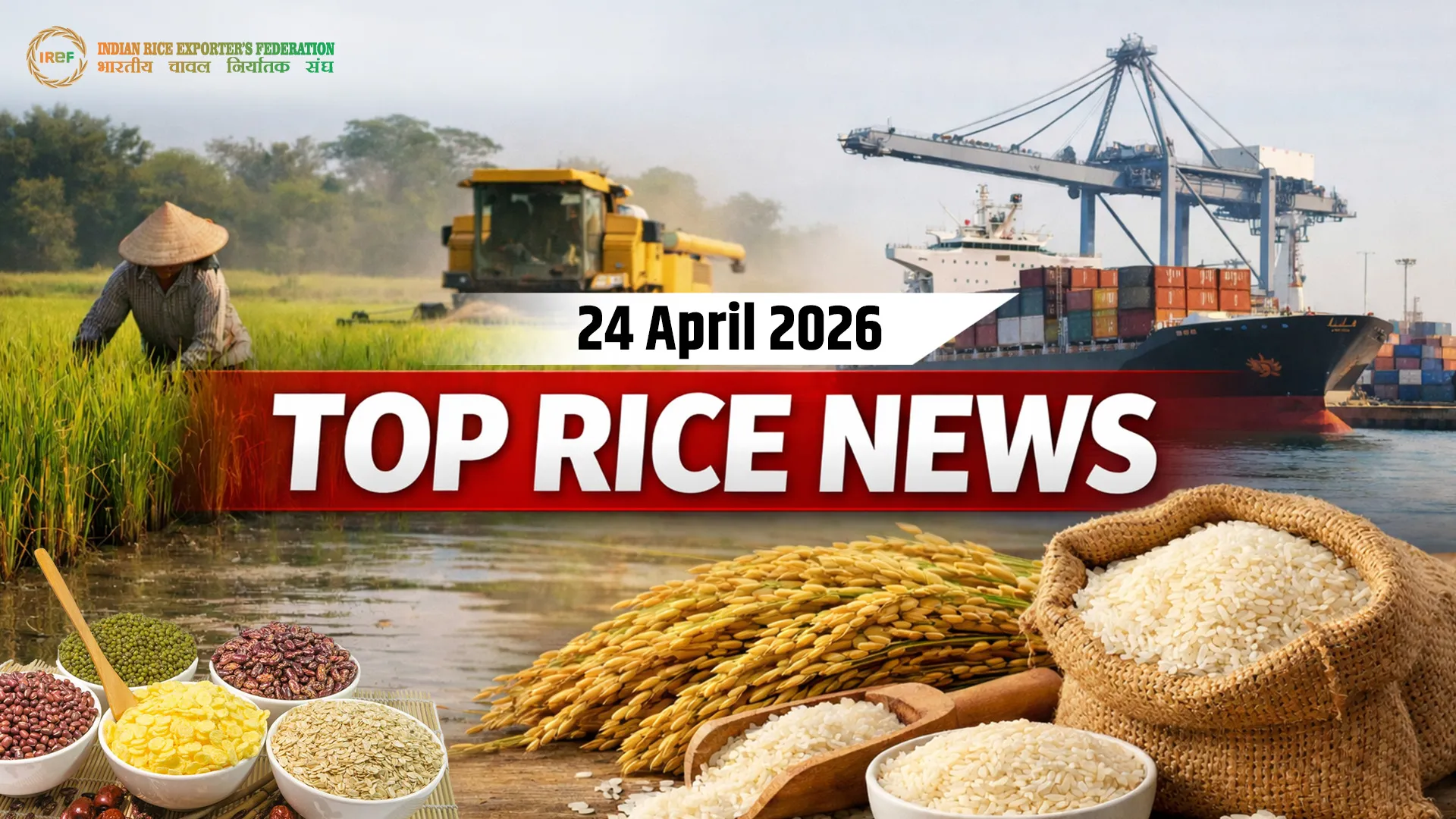 Top Rice News: India Exports Drop, Thai Prices Fall & Indonesia Builds 100 Warehouses