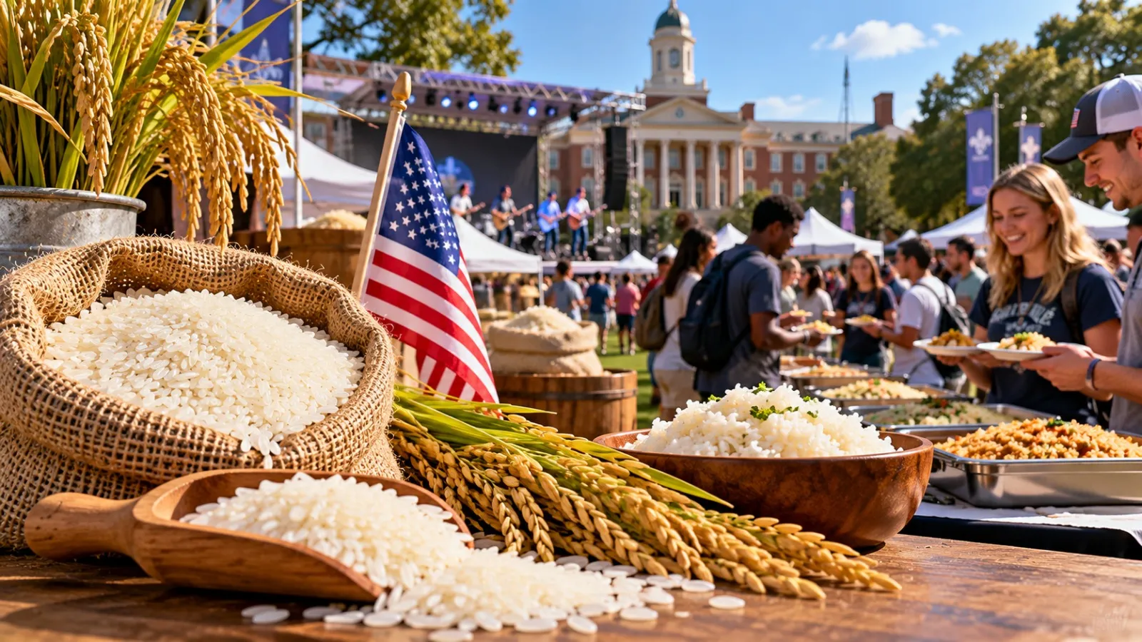 U.S.-Grown Rice Takes Center Stage at Louisiana Campus Festival