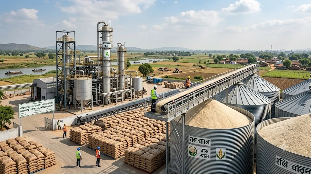 US Seeks Details on India’s Rice Stocks Used for Ethanol