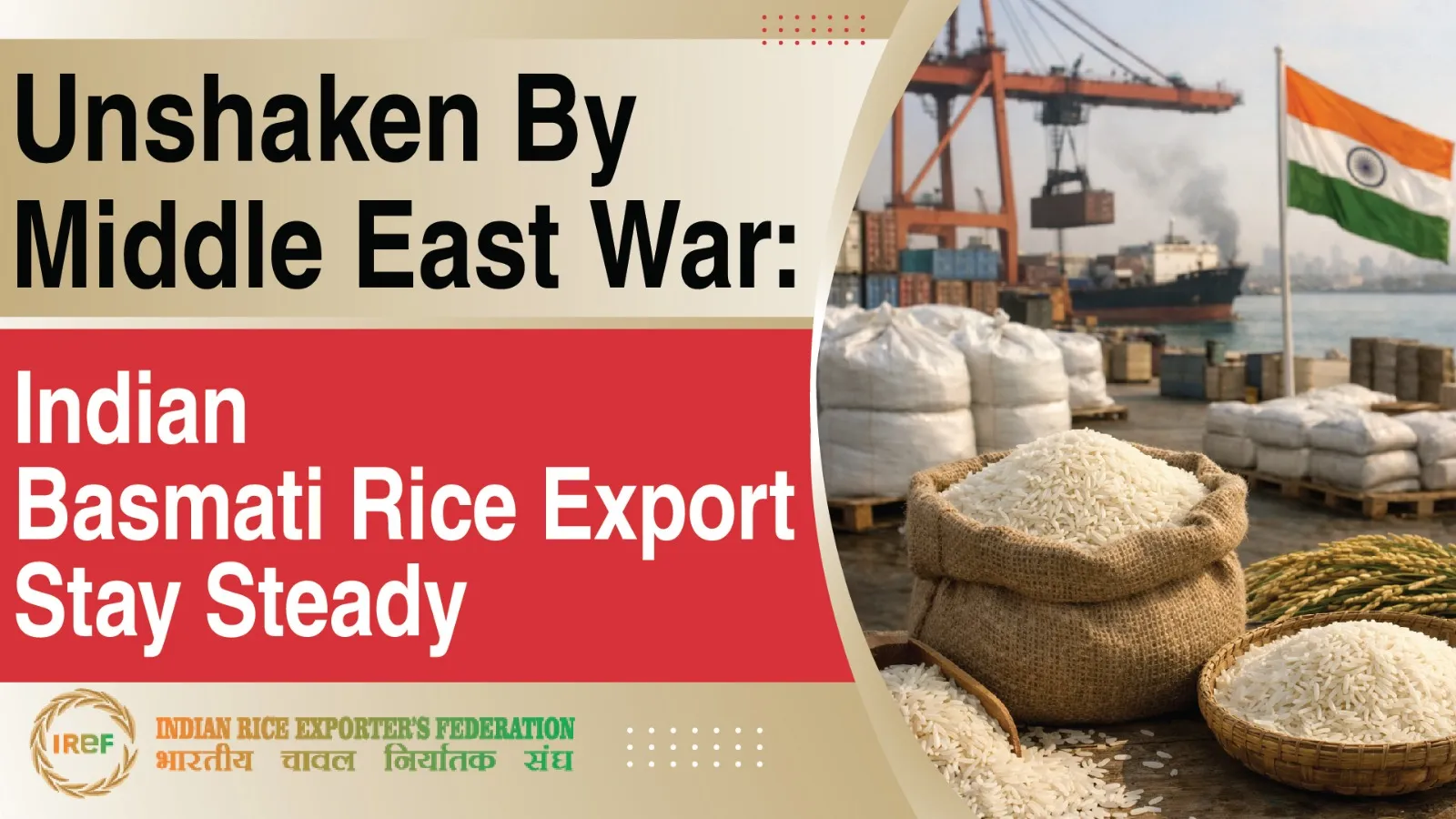 Unshaken By Middle East War: Indian Basmati Rice Exports Stay Resilient