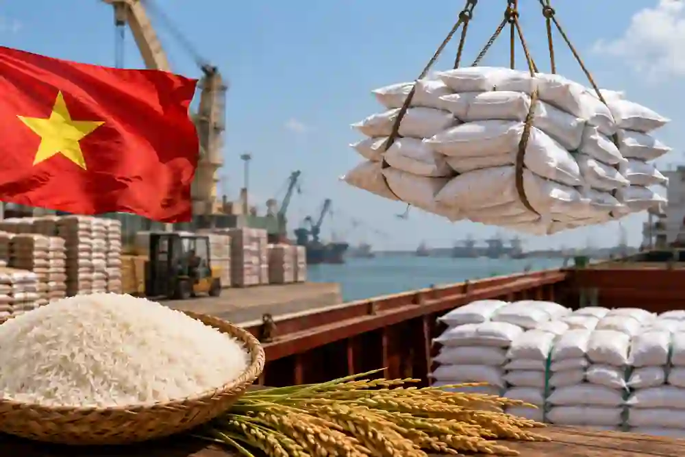 Vietnam Rice Exports Hit $2.91 Billion