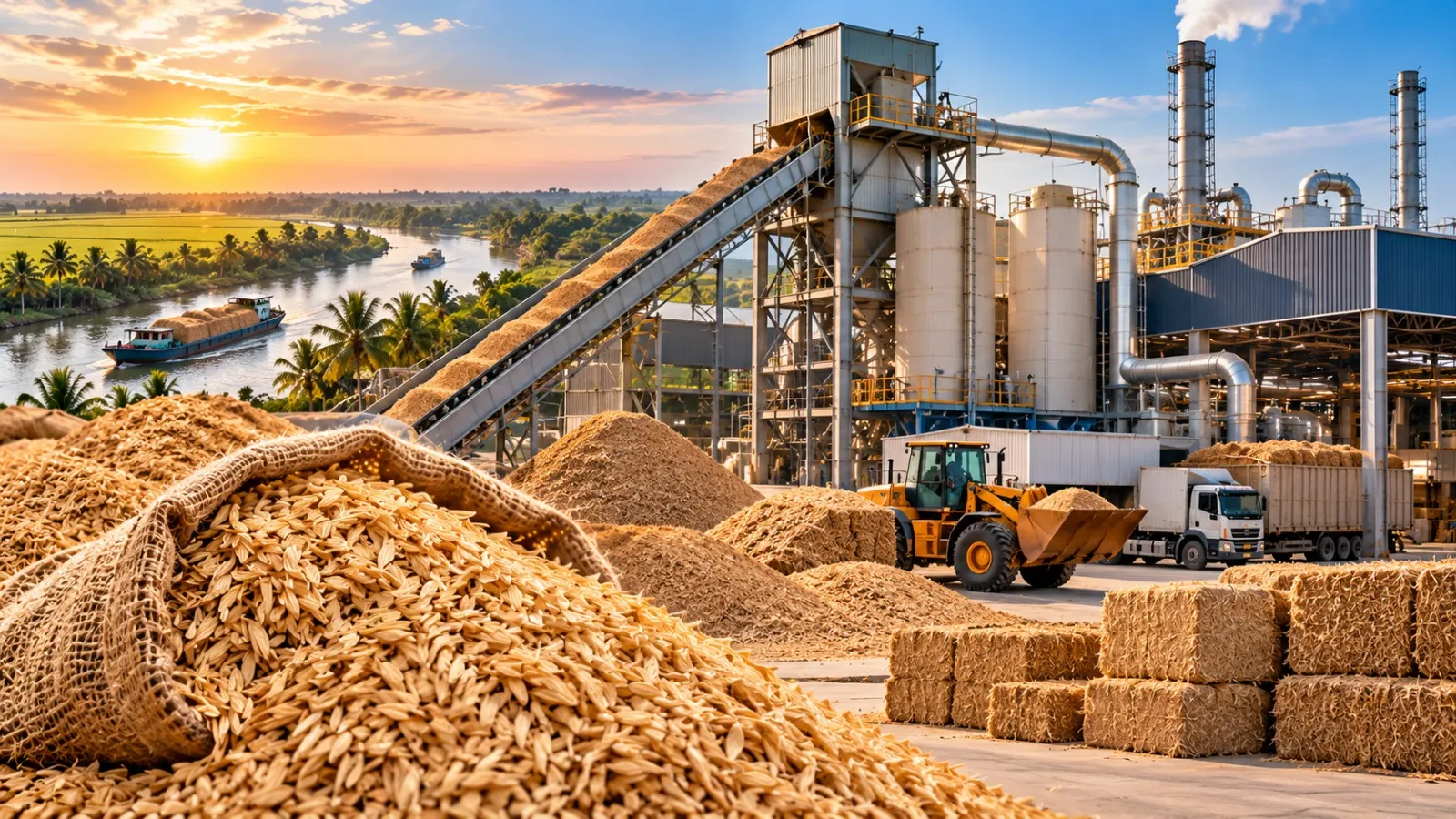 Vitenam’s Mekong Delta Gets Rice Husk Biomass Hub