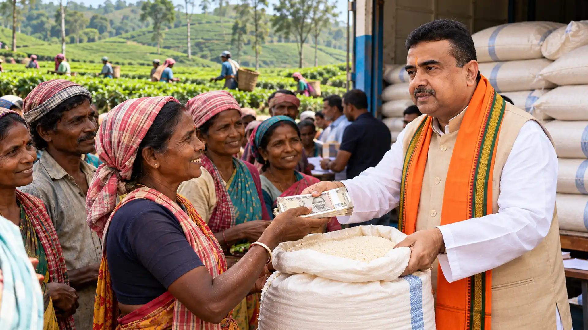 West Bengal Announces ₹5,000 Aid and 50 kg Rice for Families. But why? 