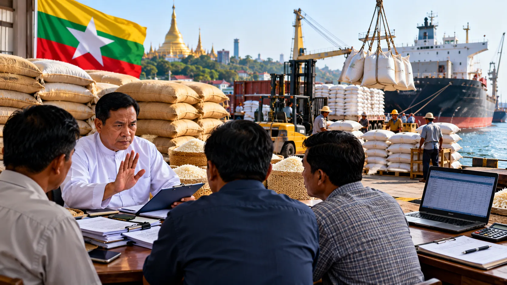 What Does Myanmar Rice Federation’s Warning to Rice Traders State ?