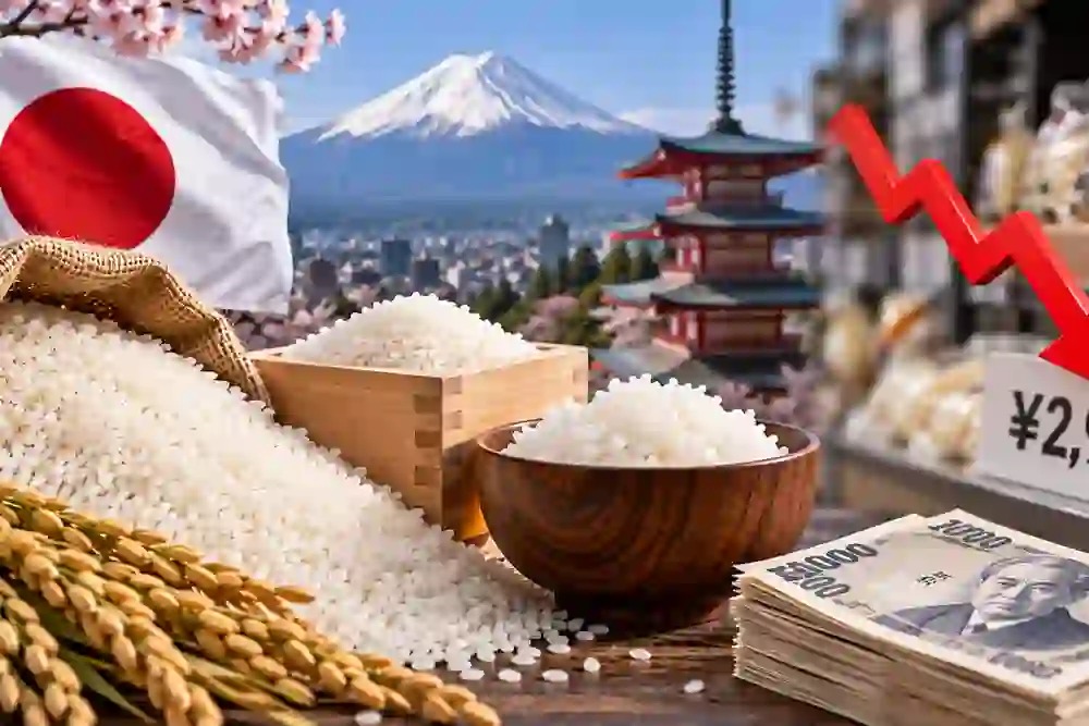 Japan’s Rice Prices Fall 