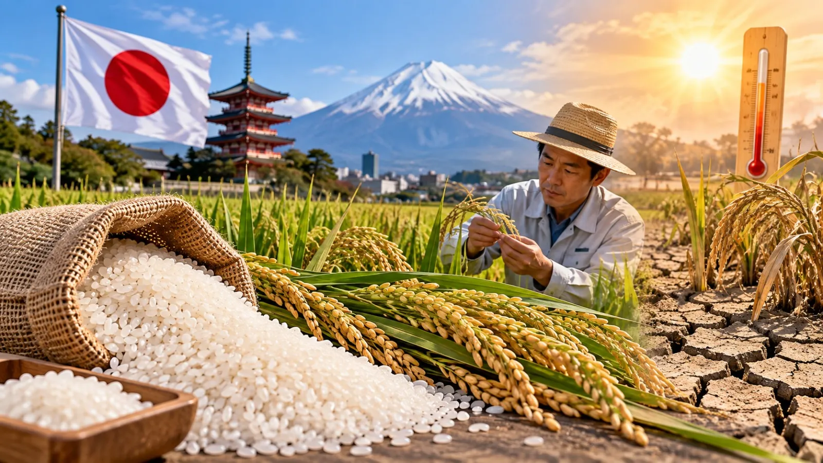 Why Japan Turns to Heat-Resistant Rice ?