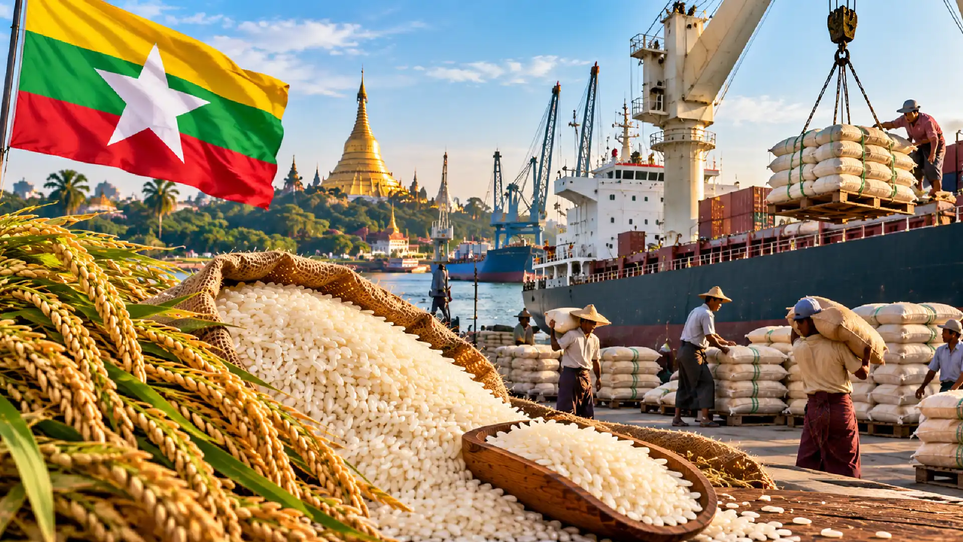 Why Myanmar Targets 3 Million Tonnes of Rice Exports ?