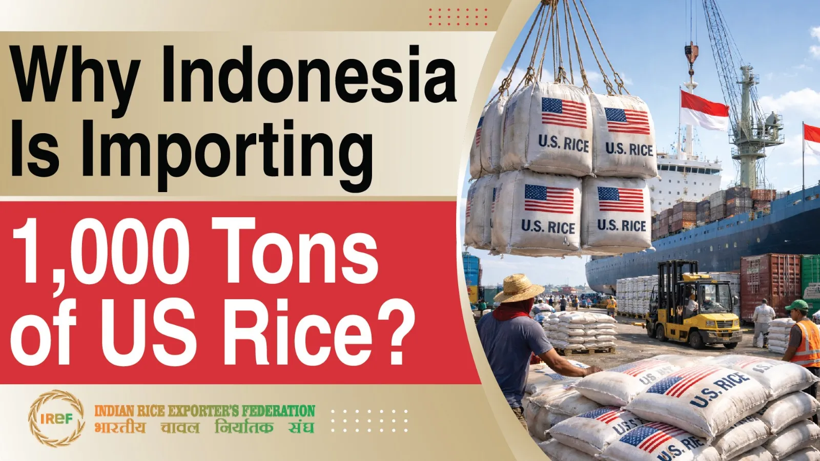 Why Indonesia Is Importing 1,000 Tons of US Rice Despite Self-Sufficiency 